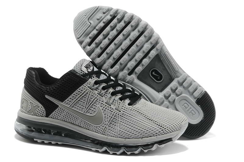 Nike Air Max 2013 Kpu Chaussures Hommes Gris Noir